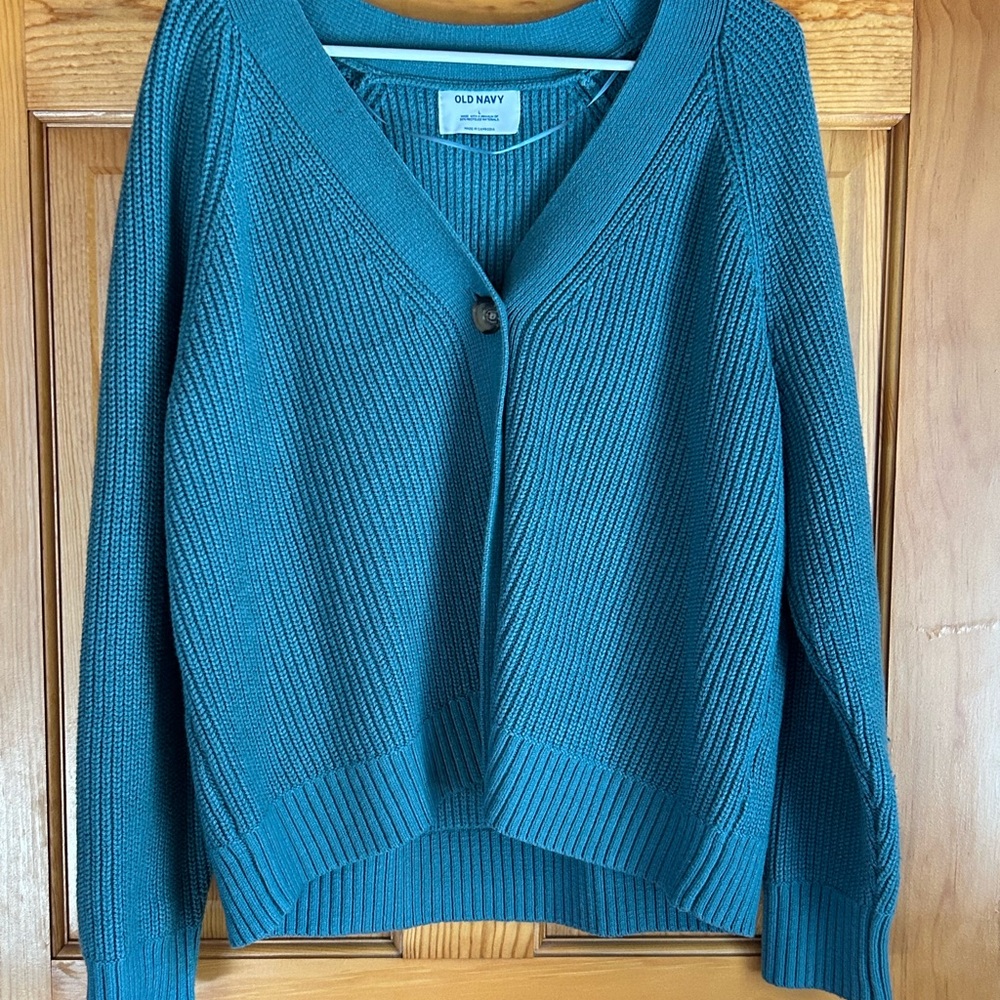 Old Navy Blue Women's Cardigan